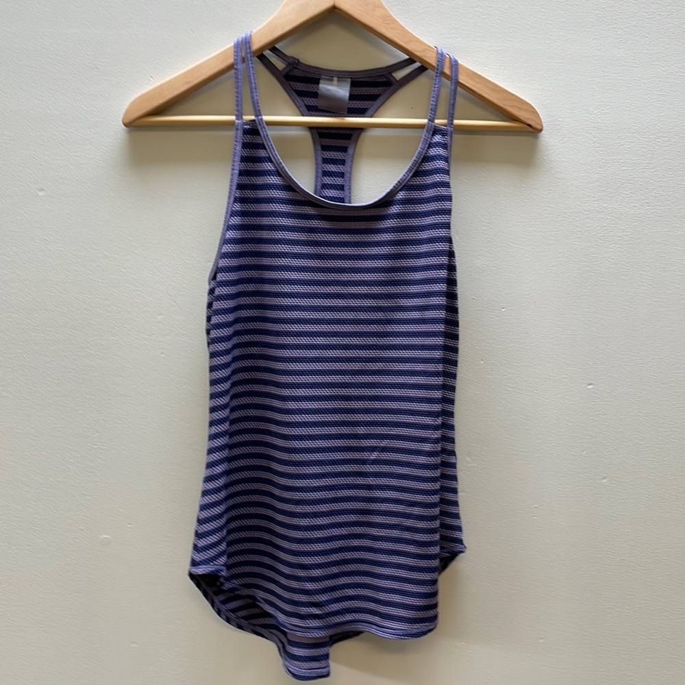 NWOT Calia Textured Striped Tank Top